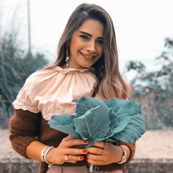 NWT Zara Contrasting Embroidered Sweater Brown S M - Picture 3 of 9